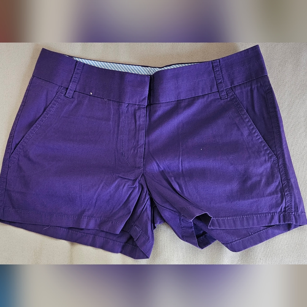 J.Crew Purple Women's Shorts (Size 0)
